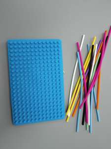 Nuova scheda di attività sensoriale in Silicone Fidget giocattolo per bambini e adulti con <span class=keywords><strong>autismo</strong></span> occupato a bordo per 5 a 7 anni di <span class=keywords><strong>età</strong></span> - Product Image 2