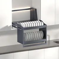 Cesto de Armazenamento Inteligente para Cozinha com Elevação - Mais Vendido