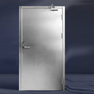 Trung Quốc Nhà Máy OEM Logo Bệnh Viện Khách Sạn Căn Hộ Trung Tâm Mua Sắt Thép Không Gỉ Cháy Bằng Chứng Cửa Khẩn Cấp Thoát Cháy Tỷ Lệ Cửa Thép - Product Image 4