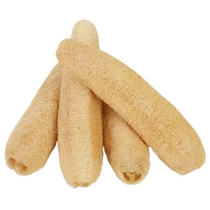 Vente en gros de luffas entiers naturels, utilisables pour laver les bols et comme luffa de bain - Product Image 1