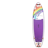 Planche à pagaie gonflable en PVC SUP, épaissie, double couche, brossée, résistante à l'usure, portable, pour débutants
