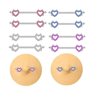 Gaby New Arrive Sex Nipple Rings Cute Evil Design Fashion Nipple Ring Picture Nipple Piercing Jewelry