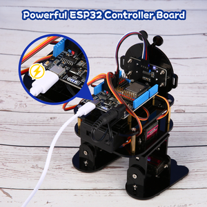 ACEBOTT STEM-Bildung Zweibeiniger Roboter-Bausatz für Schulkinder DIY-Coding-Projekt ESP32 IOT WIFI BT APP Klassenzimmer-Roboter-Set für <span class=keywords><strong>Arduino</strong></span> - Product Image 4