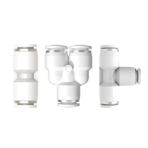 Conector Neumático Rápido de PU Blanco, Recto, PG PEG, Reductor, PE PY, en T, 4 6 8 10 mm, Accesorio de Manguera de Aire de Conexión Rápida - Product Image 2