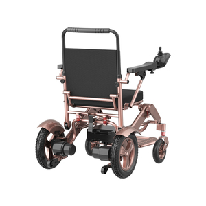 כסא גלגלים חשמלי מתקפל נייד לכל שטח, קל משקל עם סוללת ליתיום חדשה, מתאים לנכים - Product Image 3
