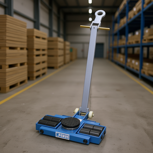 Carretilla de transporte Fervi con ruedas y asa para facilitar el movimiento de mercancías - Product Image 3