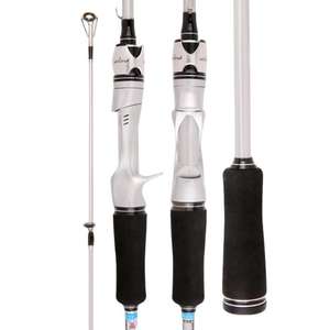 Haute qualité carbone solide 1.8m 2.1m 2.4m Super doux coulée filature <span class=keywords><strong>leurre</strong></span> tige argent blanc barre Ultra léger cannes à pêche - Product Image 2