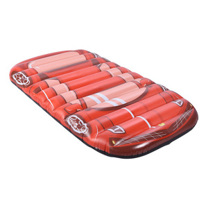 <b>Inflatable</b> Water Float Sports <b>Car</b> Red PVC Children Swimming Float Bed 170x93.5x17cm - Product Image 4