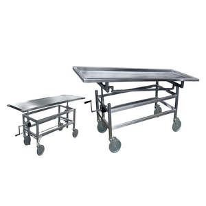 รถเก็บศพรถเข็นอุปกรณ์เก็บศพสแตนเลส - Product Image 4