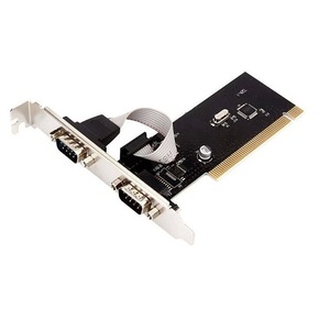 การ์ด PCI เป็นการ์ดเชื่อมต่อแบบอนุกรม 2 พอร์ต COM 9 พิน สำหรับอุปกรณ์เสริมคอมพิวเตอร์อุตสาหกรรมแบบตั้งโต๊ะ - Product Image 3