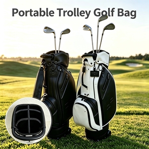 Bolsa de <span class=keywords><strong>Golf</strong></span> Portátil con Ruedas, Impermeable, de Gran Capacidad, Bolsa de Almacenamiento de Viaje con Múltiples Compartimentos para Palos de <span class=keywords><strong>Golf</strong></span> y Equipo de Exterior - Product Image 1