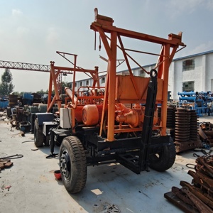 Hiệu quả cao động cơ diesel Powered 100m mỏ khoan Giàn Khoan Quay máy khoan thủy lực nước giếng Mẫu Giàn Khoan giếng dầu - Product Image 5