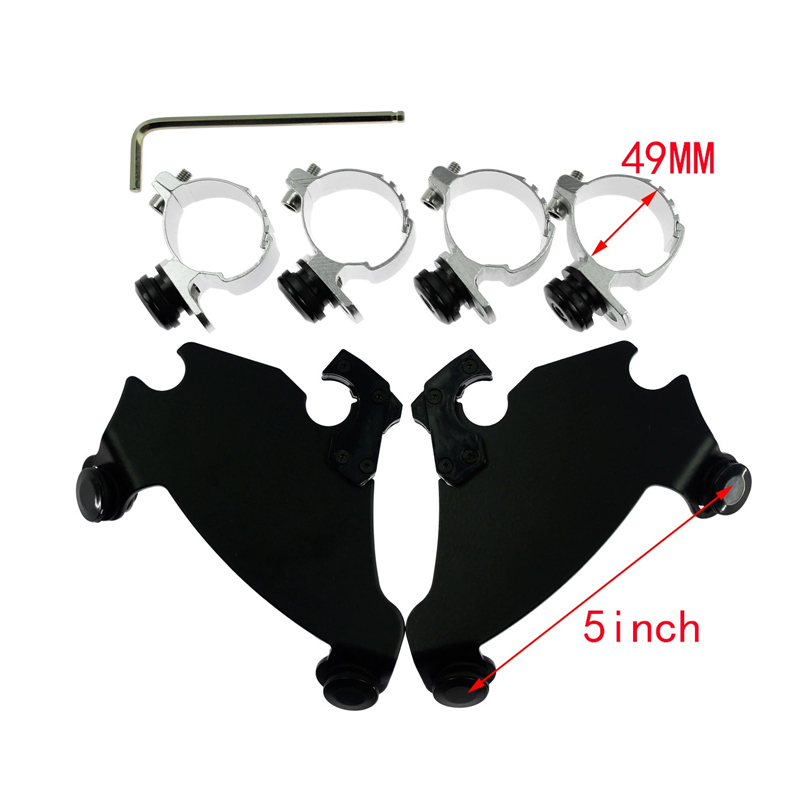 Sportster plate + 49MM accessory