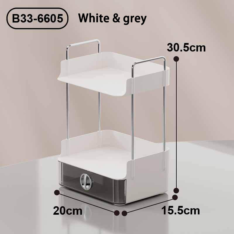 B33-6605 สีขาวและสีเทา