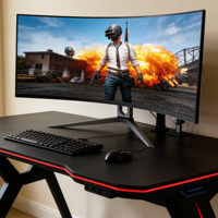Moniteur d'Ordinateur de Jeu PC 4K 24 27 34 Pouces, Écran Incurvé UltraLarge 144-240Hz pour Bureau, Vente en Gros Usine