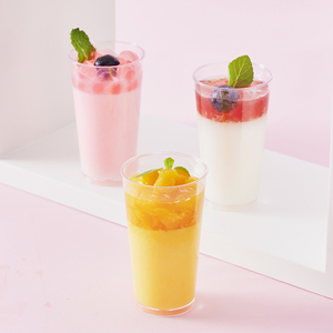 Copos Redondos Reutilizáveis de PS Transparentes Mingyu <span class=keywords><strong>3</strong></span> OZ com Cores Personalizadas para Degustação de Sobremesas e Sopas - Product Image 3