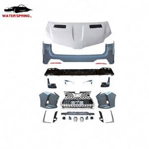 Ventes d'usine Mise à niveau du kit carrosserie de style LM Grille de capot Pare-chocs avant et arrière Kits de carrosserie pour Toyota Sienna 2011-2020 - Product Image 1