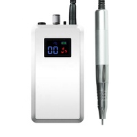 2032 24W Petite perceuse à ongles portable, machine à polir les ongles à grande puissance avec pièce à main