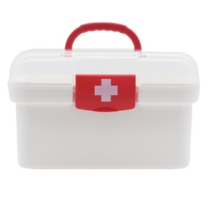 Pill <b>Storage</b> Case With Partition Red And <b>Blue</b> Portable Medicine <b>Box</b> For Home Use - Product Image 5