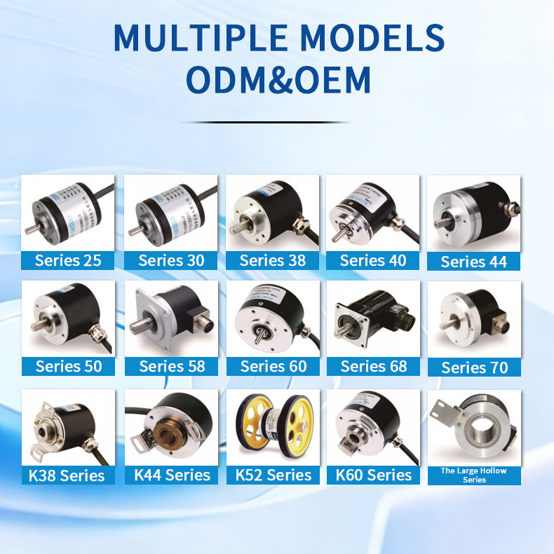 Incremental Rotary Encoder 40mm 6mm Solid Shaft Encoder Replacement for ...