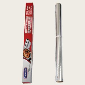 لفائف رقائق الألمنيوم الغذائية من هانكسوها جيانغسو (سبائك 8011) - ناعمة الملمس ومطلية بسماكة 0.009-0.2 مم وعرض 20-30 مم للاستخدام في المطبخ - Product Image 1