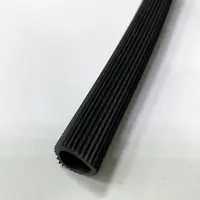 China Lieferant halbrund D Typ benutzer definierte flexible Gummi PVC Kunststoff Extrusion profil für den Bau