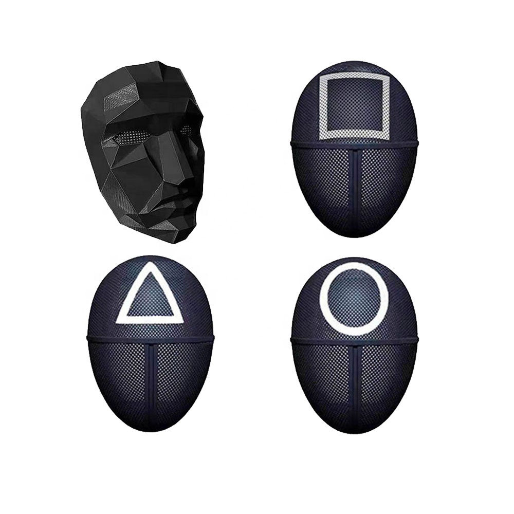 Korea Hot TV Squid Game Full Face Cosplay Full Horror Halloween Party Mask for Adults