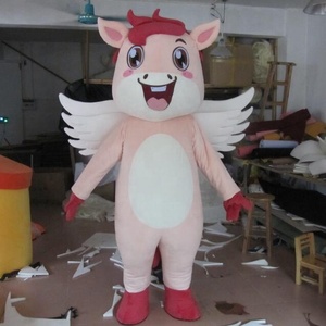 Figuras de Mascota de dibujos animados inflables inspiradas en unicornio, <span class=keywords><strong>caballo</strong></span>, Panda, modelos para caminar, personajes de disfraces, ideal para publicidad - Product Image 1