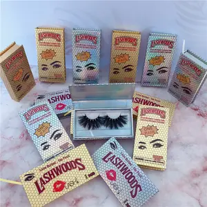 Mink Lashes3dミンク卸売ベンダー3d 25ミリメートルミンクまつげカスタムlashbox包装