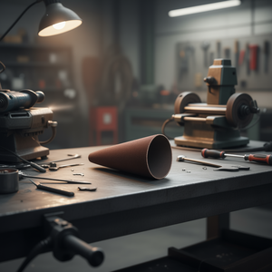 Manguito Cónico de Corindón Abrasivo en Tela Abrasiva 14/20x63 mm, Herramienta Abrasiva para Pulido de Precisión - Product Image 3