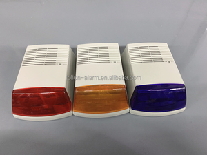 Sirene strobo luar ruangan tahan air <span class=keywords><strong>128dB</strong></span> (DC 12V/24V, ABS/AS/PC LED) -sirene <span class=keywords><strong>Alarm</strong></span> dengan lampu strobo - Product Image 5