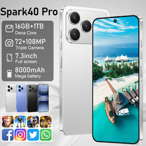 Teléfono Inteligente Spark40 Pro Android 15 de Alto Rendimiento al por Mayor, Pantalla HD de 7.3 Pulgadas, 12GB+512GB de Gran Almacenamiento, Doble SIM - Product Image 1