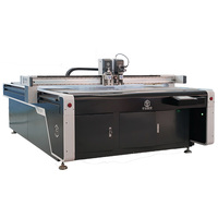 Plotter cortador de cuchillo CNC de cama plana para imprimir caja de embalaje de cartón
