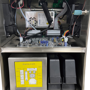 Machine de codage par lots en acier inoxydable, imprimante jet d'encre CIJ avec tête d'impression pour le codage d'étiquettes et de cartes, code QR sur les bouchons de bouteilles en plastique - Product Image 6