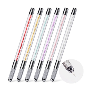 Crystal Microblade <b>Holder</b> Pen Manual PMU Microshade Shading Tool for Eyebrow Tattoo Microblading - Product Image 5