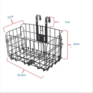 Cesta de <span class=keywords><strong>bicicleta</strong></span> de acero inoxidable de alta calidad directa de fábrica duradera y extraíble para uso en <span class=keywords><strong>bicicleta</strong></span> - Product Image 1
