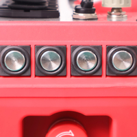 Sistema de Control Remoto por Radio Industrial Universal de 24 V con Palancas de Mando de 7 Ejes e Interruptores de Palanca para Equipos de Ingeniería