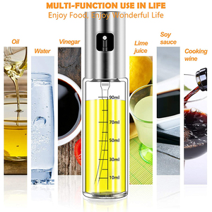 Dispensador <span class=keywords><strong>de</strong></span> Vinagre Multifuncional <span class=keywords><strong>de</strong></span> 100 ml, Botella <span class=keywords><strong>de</strong></span> Spray para <span class=keywords><strong>Aceite</strong></span> <span class=keywords><strong>de</strong></span> Cocina, Spray para <span class=keywords><strong>Aceite</strong></span> <span class=keywords><strong>de</strong></span> <span class=keywords><strong>Oliva</strong></span> con Escala - Product Image 6