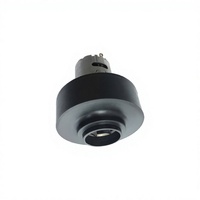 Moteur à vide DC compact 7,4 V à 24 V, unité de moteur d'aspiration cylindrique avec base de montage adaptée pour les lignes de production de nettoyeurs