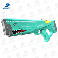 Automatic Electric Water Gun Toys 500ML Shark High Pressure Outdoor Summer  Beach Toy Kids Adult Water Fight Pool Party Water Toy