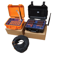 Système de tir de feux d'artifice DBR02 avec contrôle par ligne de branche et quatre fils de connexion pour spectacle pyrotechnique