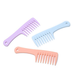 N + 1 nuovo pettine in arrivo a dente largo in ABS vendita calda vari colori pettini per capelli compatti antistatici - Product Image 5