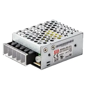 RS-15-5 ENCLOSED 15W 5VスリムMeanよくSingle Switching Power Supply