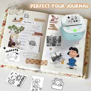 Jiuyin D21 <b>Mini</b> Thermal Printer 57mm 203dpi 1300mAh Battery for Label Sticker/<b>Printing</b> for SDK Included Phones in Stock - Product Image 3