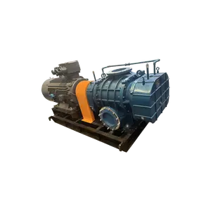 High quality Chinese roots blower rotary three lobes double tank air blower for industrial sewage treatment