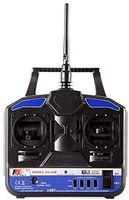 Sistema de Transmisor FlySky FS-T4B 2.4GHZ 4CH, Controlador de Radio con Receptor FS-R6B