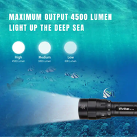Wurkkos DL10R lampe de poche de plongée puissante 4500lm XHP70.2 90CRI torche sous-marine rechargeable à lumière LED étanche