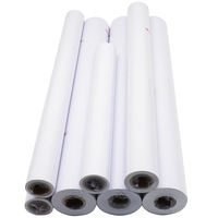 Rollo de Papel de Dibujo Blanco de 80 Gsm A0 A1 A2 A3 A4, Rollo de Papel para Impresora para CAD