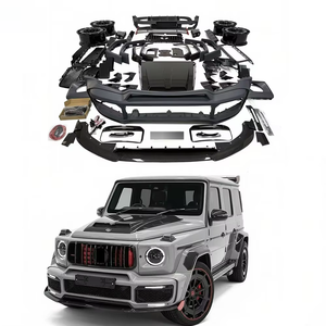 Kit di Conversione Carrozzeria in Fibra di Carbonio Stile <span class=keywords><strong>B</strong></span> <span class=keywords><strong>G</strong></span> 900 per Mercedes Benz Classe <span class=keywords><strong>G</strong></span> <span class=keywords><strong>G</strong></span>-Wagon W464 G63 G500 G550 2019-2024 - Product Image 1