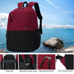 Haibowy sac DOS Pour Homme Túi máy tính xách tay văn phòng kinh doanh chuyên nghiệp chống trộm Túi ba lô - Product Image 6